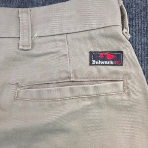 Bulwark FR Pants Mens 38 Tan Excel FR Flame Resistant Work Utility Cotton Rugged
